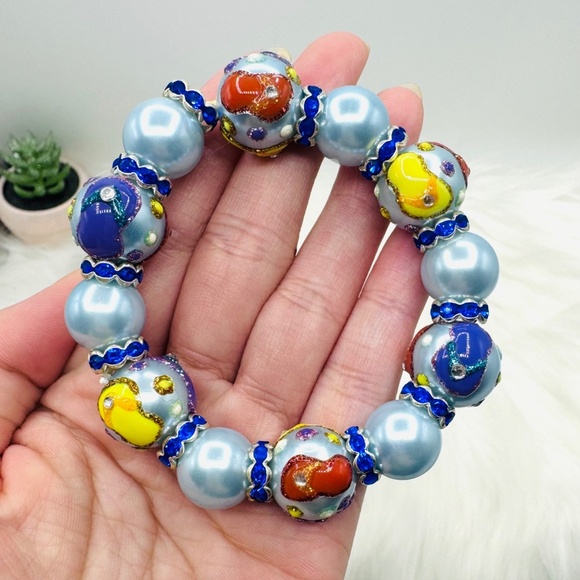 Flip-flops Design Beaded  Beach Bracelet - Picture 4 of 8